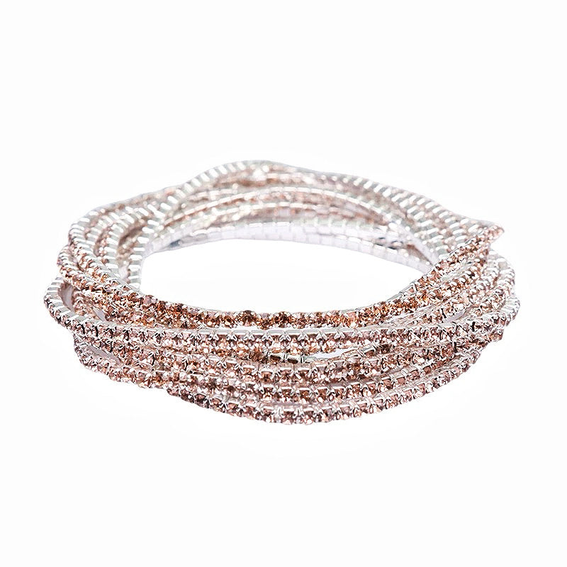 Luxury Color Pavé Diamond Bracelet