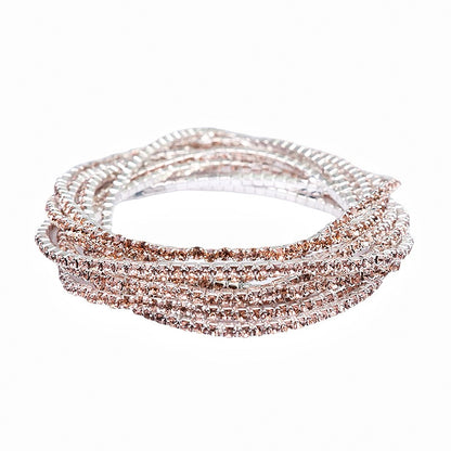 Luxury Color Pavé Diamond Bracelet