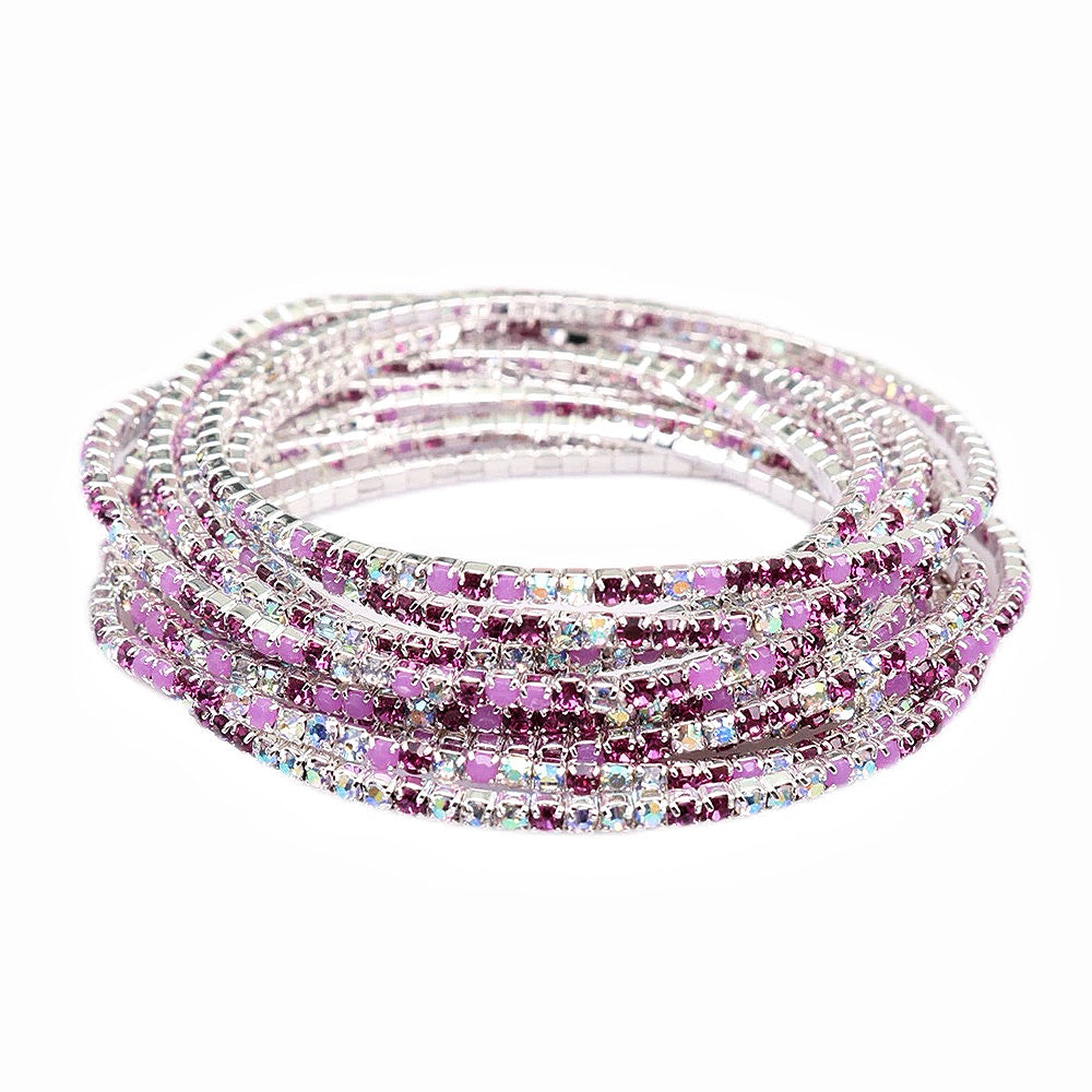Luxury Color Pavé Diamond Bracelet