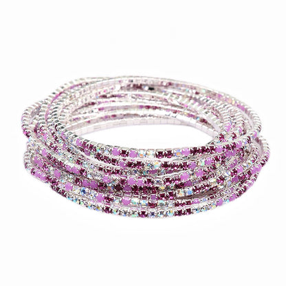 Luxury Color Pavé Diamond Bracelet