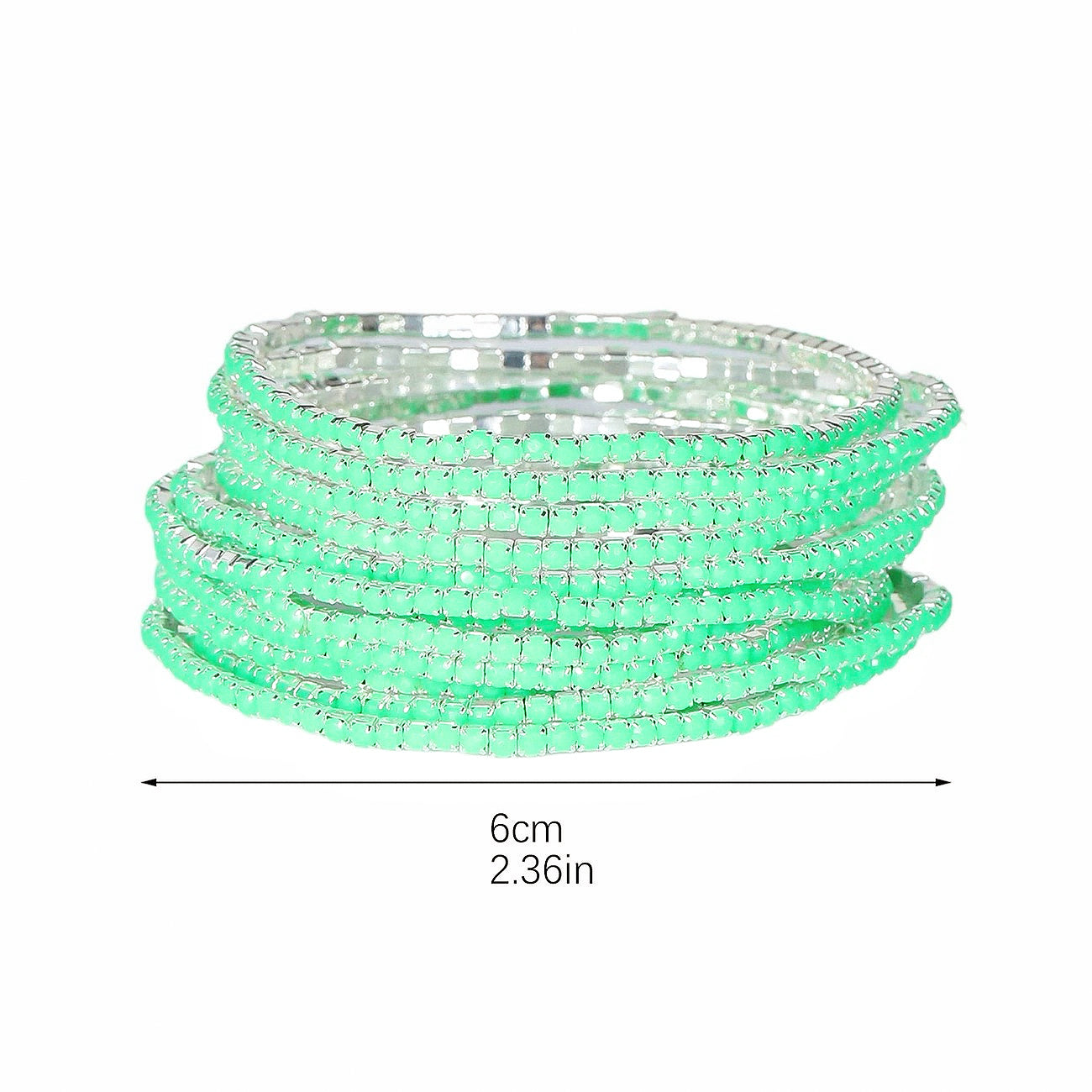 Luxury Color Pavé Diamond Bracelet