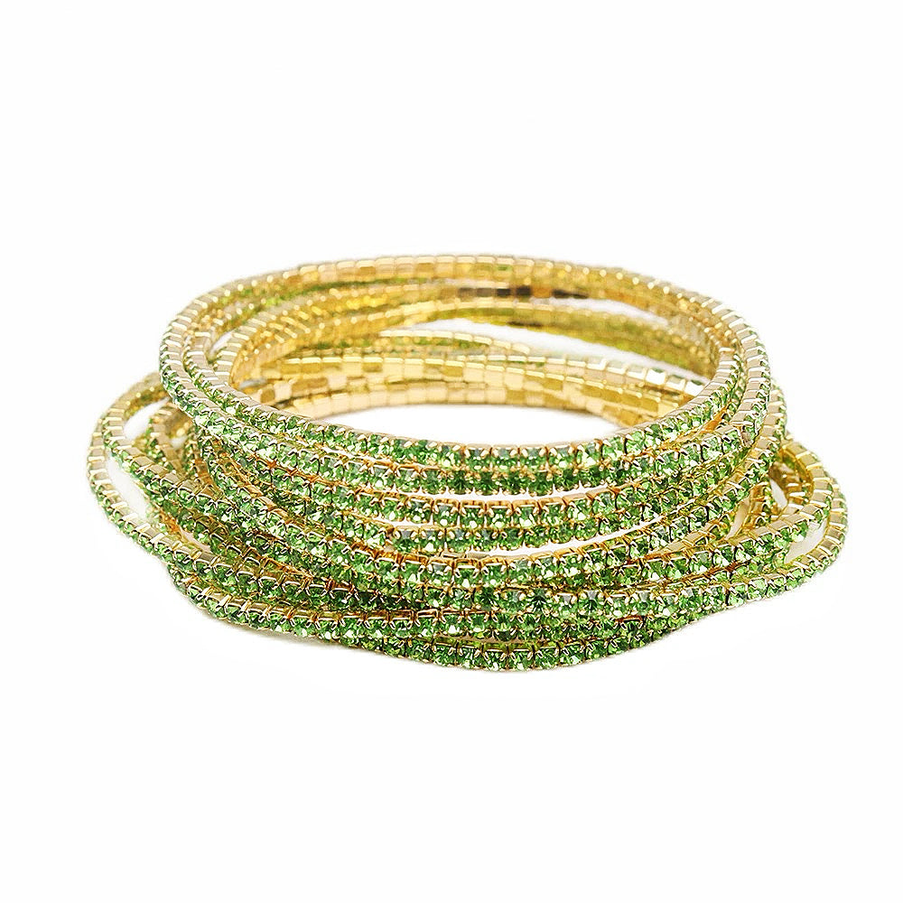 Luxury Color Pavé Diamond Bracelet