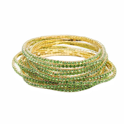 Luxury Color Pavé Diamond Bracelet