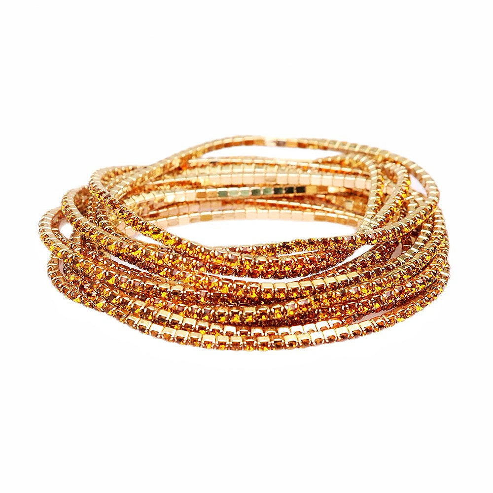 Luxury Color Pavé Diamond Bracelet
