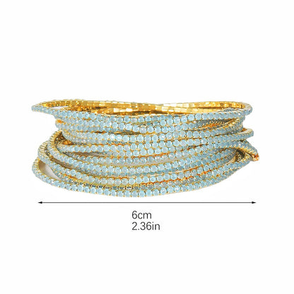 Luxury Color Pavé Diamond Bracelet