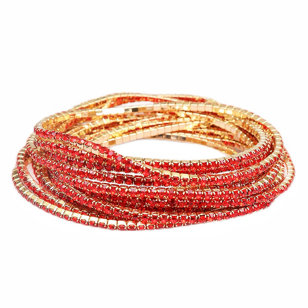 Luxury Color Pavé Diamond Bracelet
