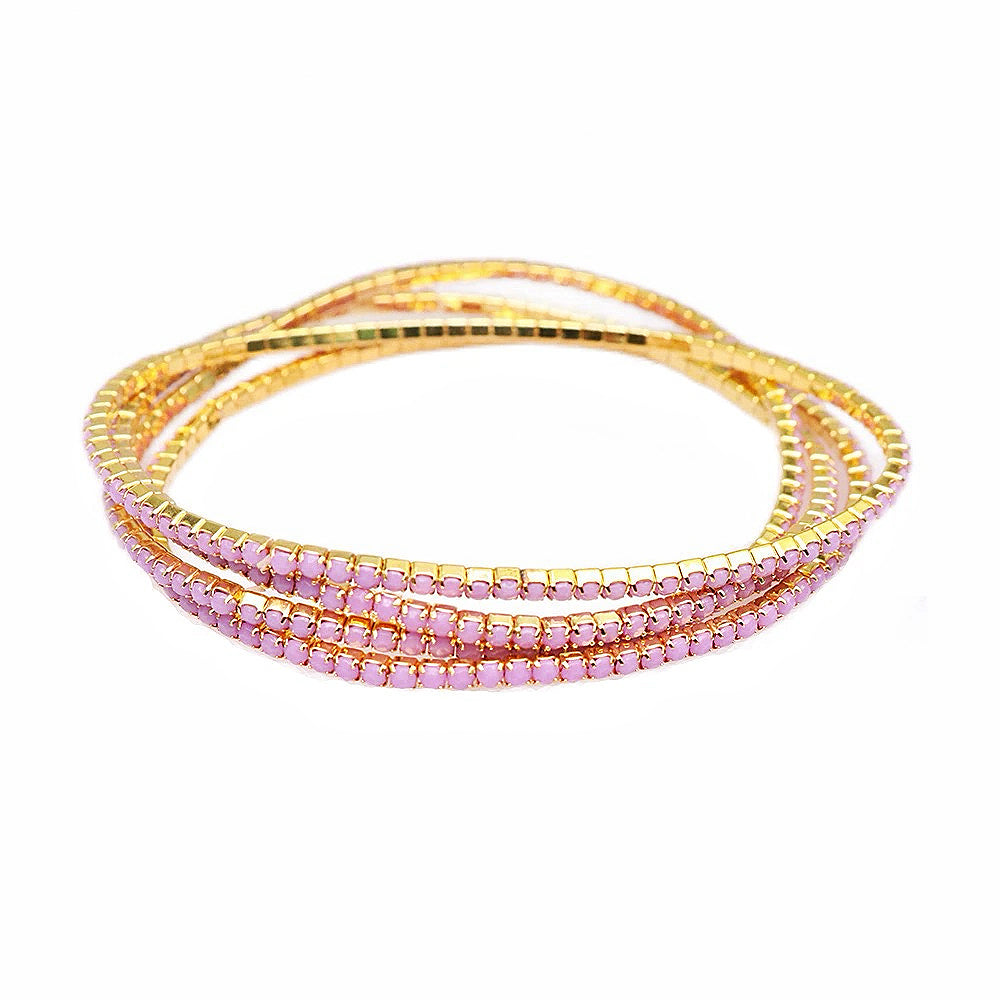 Luxury Color Pavé Diamond Bracelet