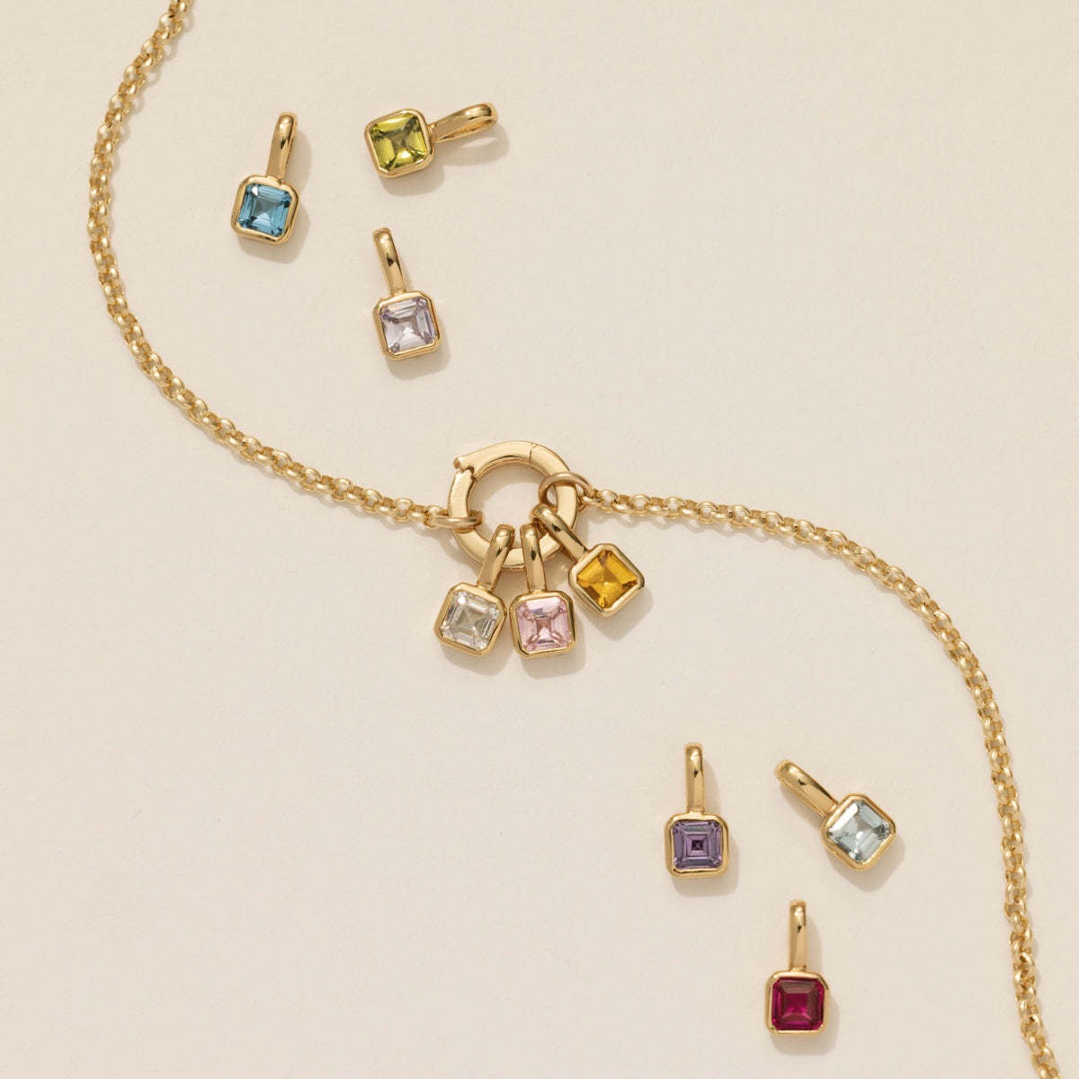 Petite Diamond Cross DIY Necklace