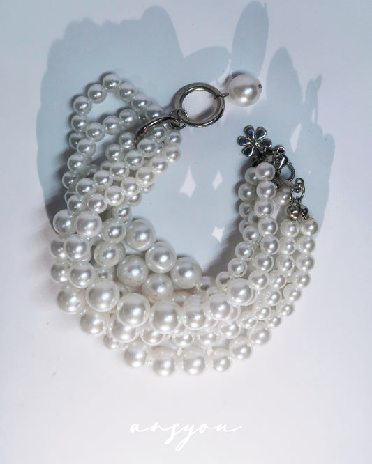 Layered Pearl Bracelet